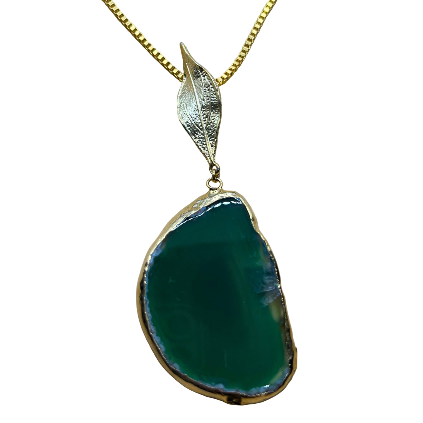 Agate Pendant Necklace
