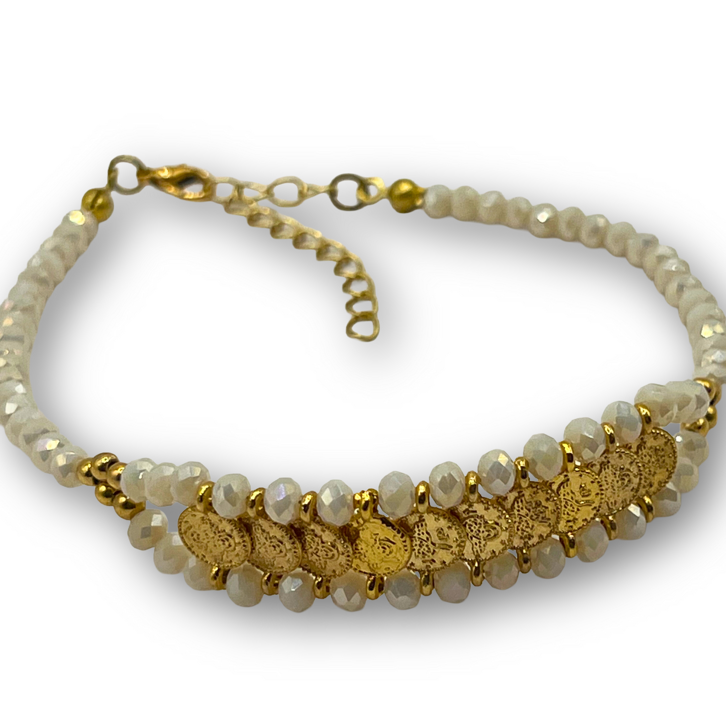 Coin Bead Anklet