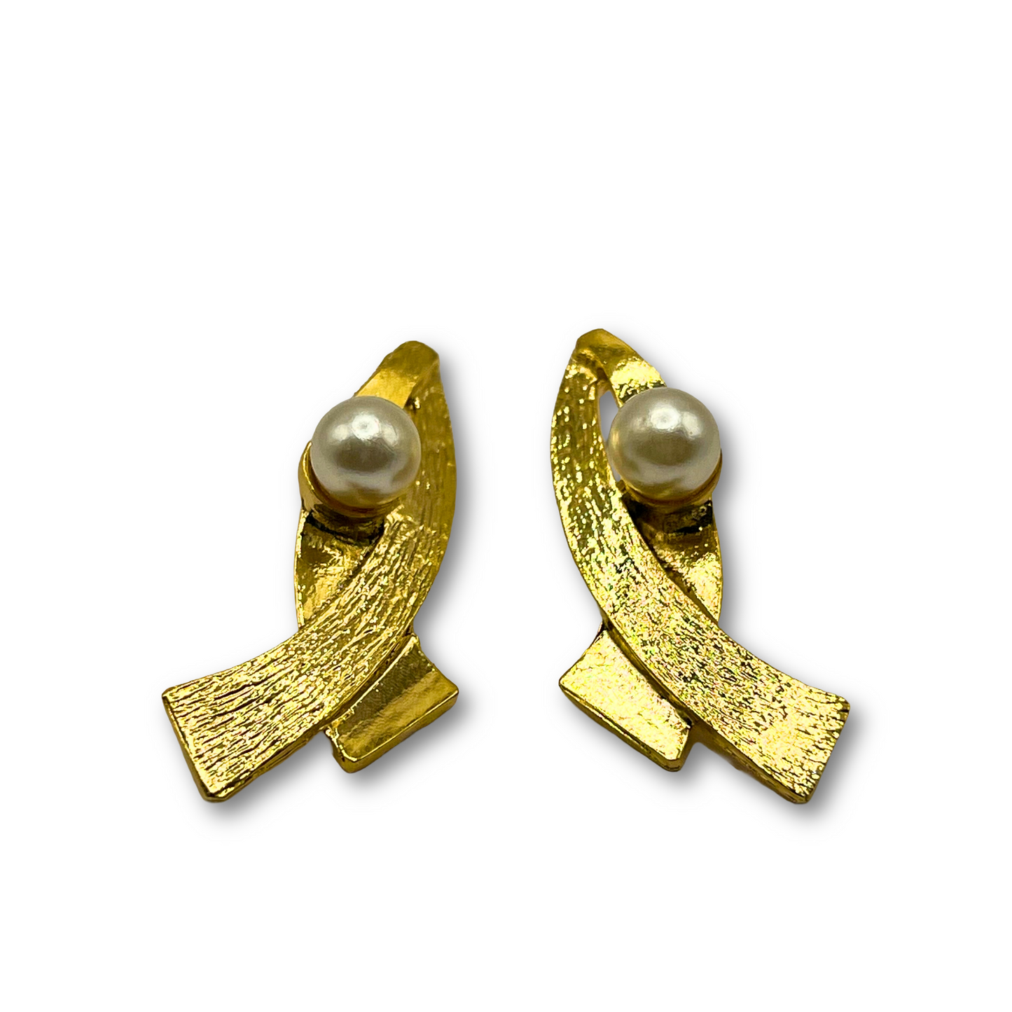 Bead Ribbon Earrings