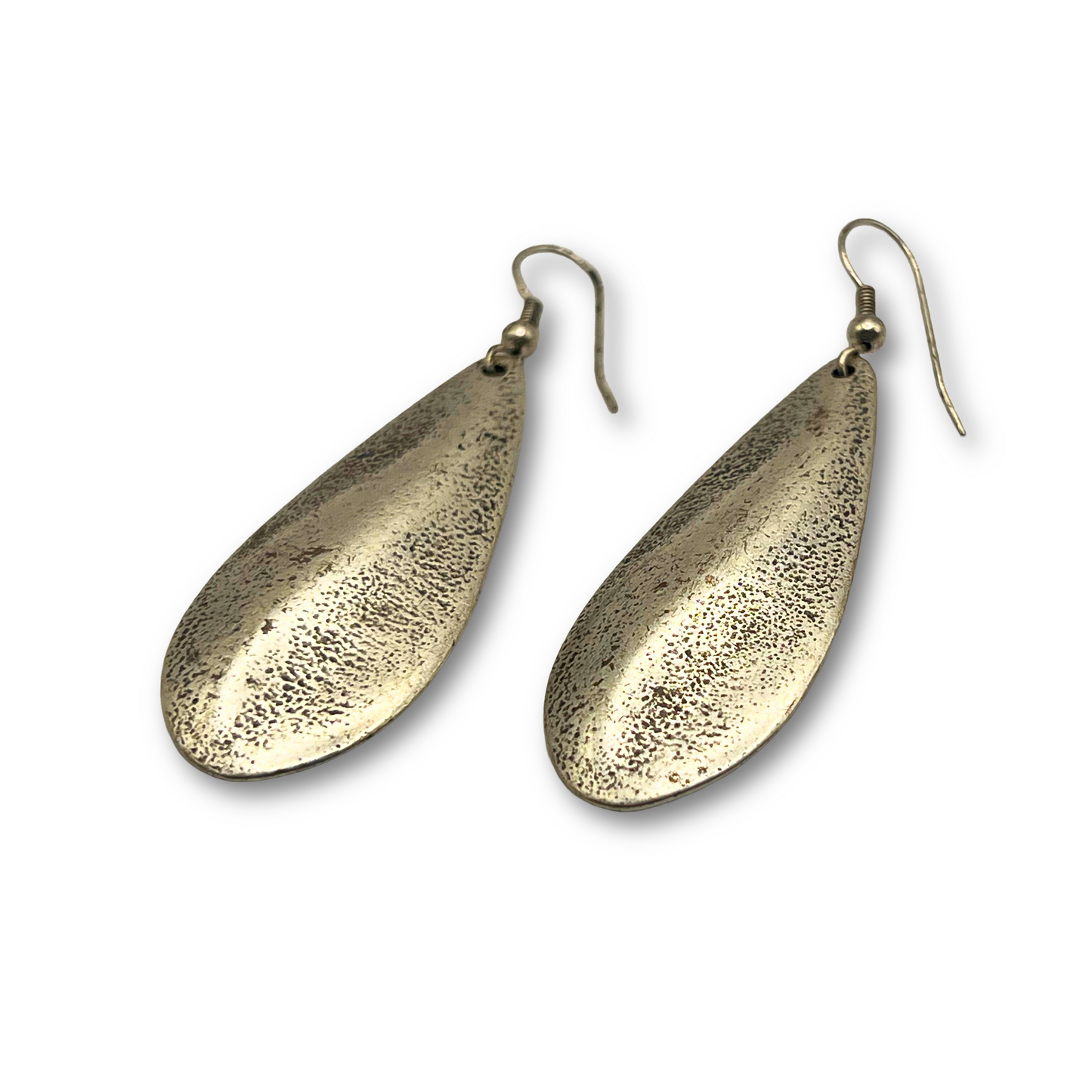 Silver-Plated Teardrop Earrings