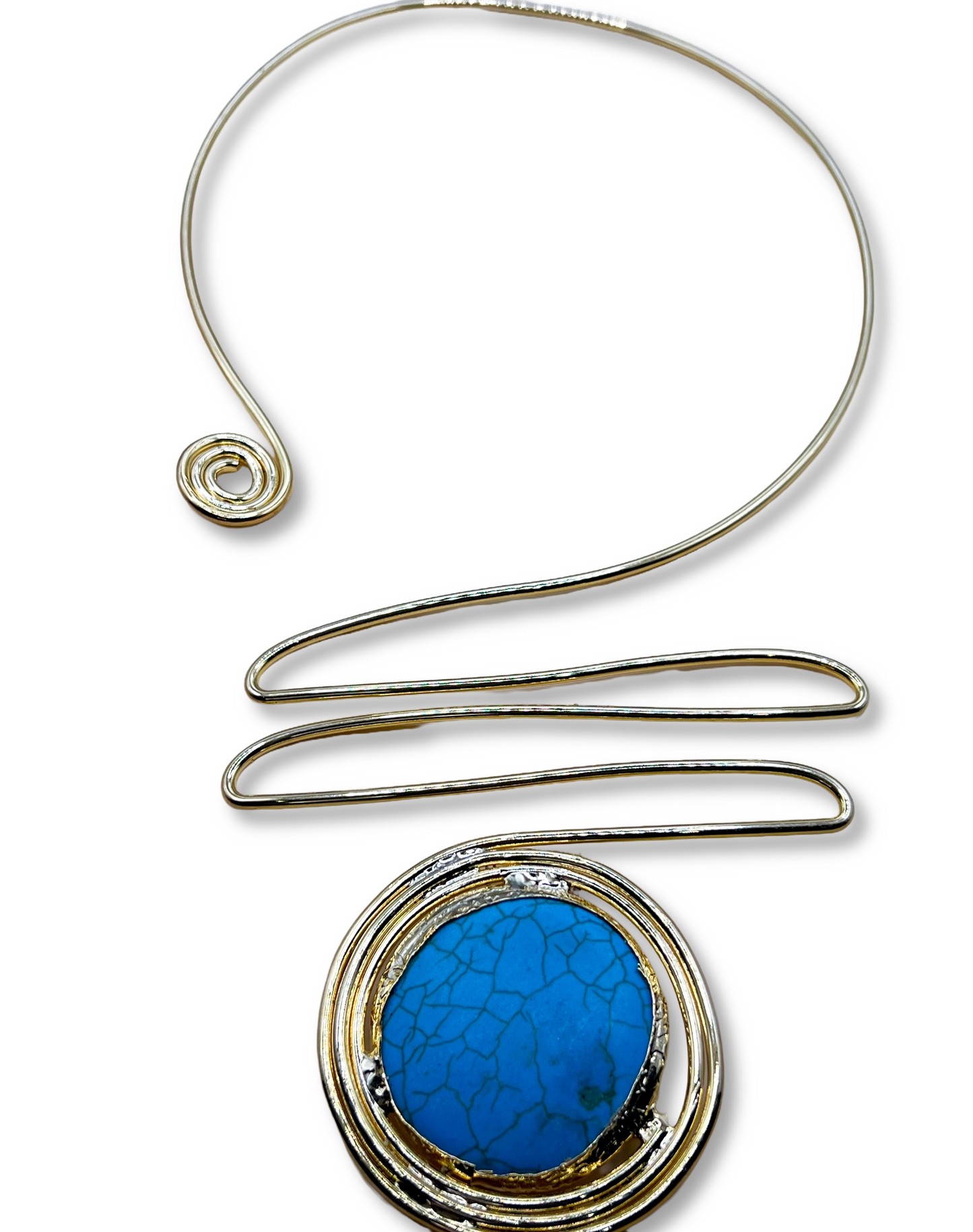 Turquoise Orbit Necklace