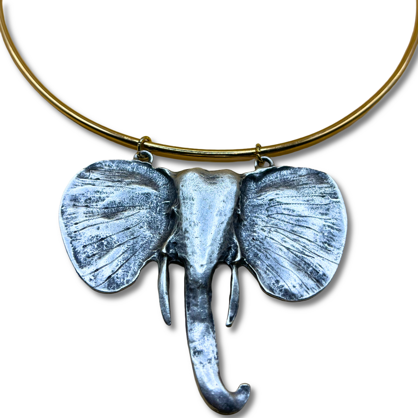 Elephant Pendant Choker