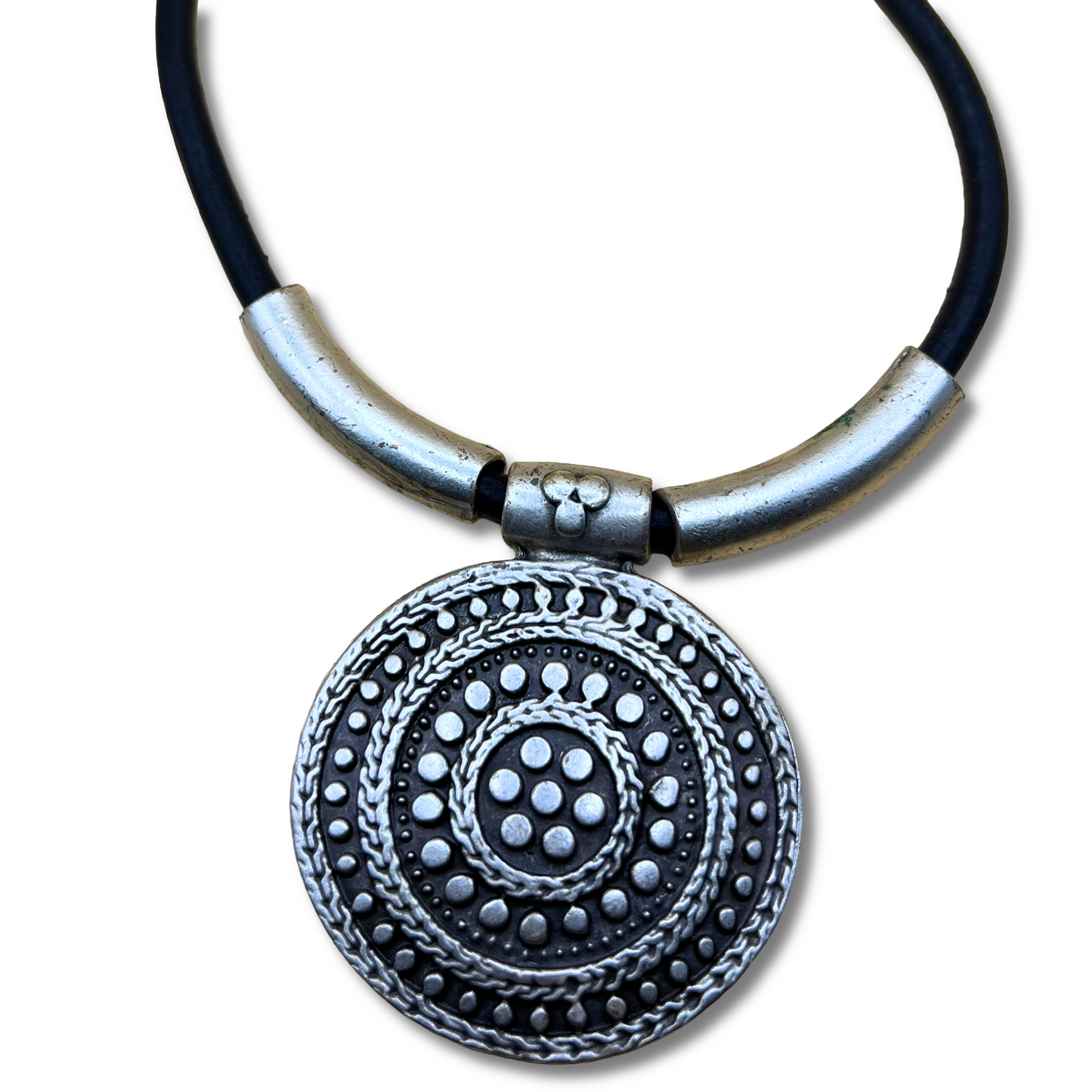 Antique Style Silver-Plated Necklace
