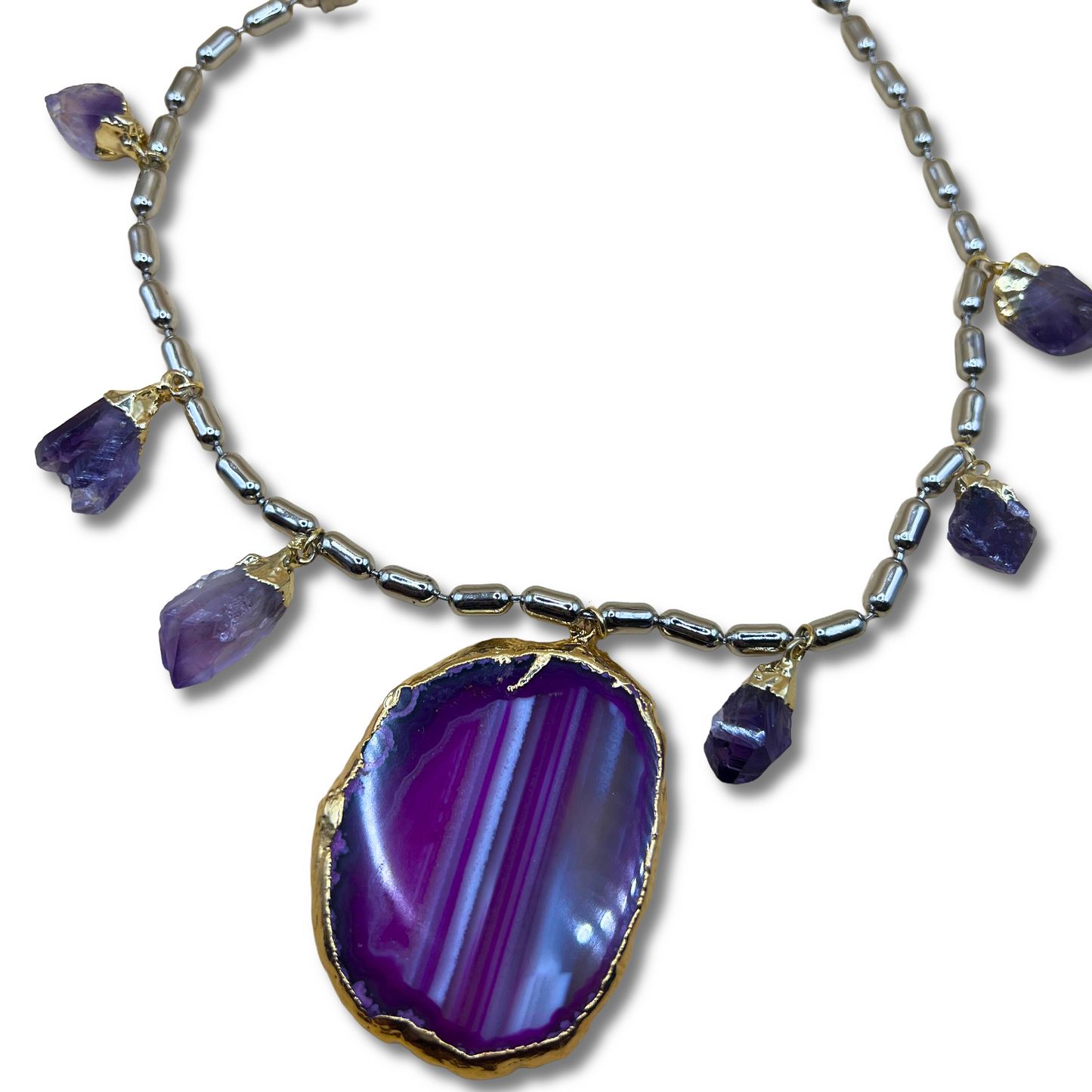 Geode Drop Necklace