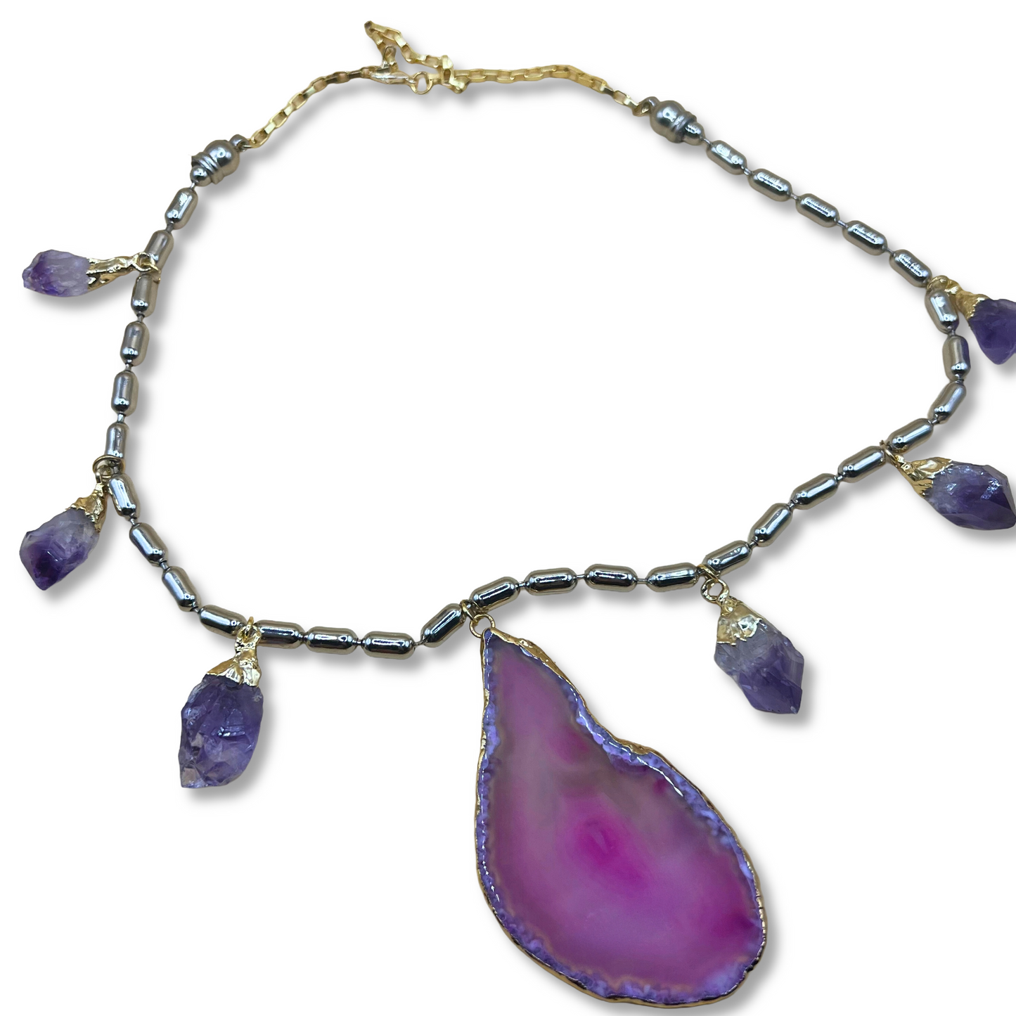 Geode Drop Necklace