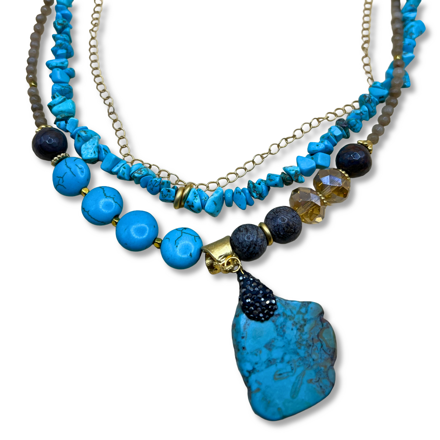 Turquoise Layered Necklace