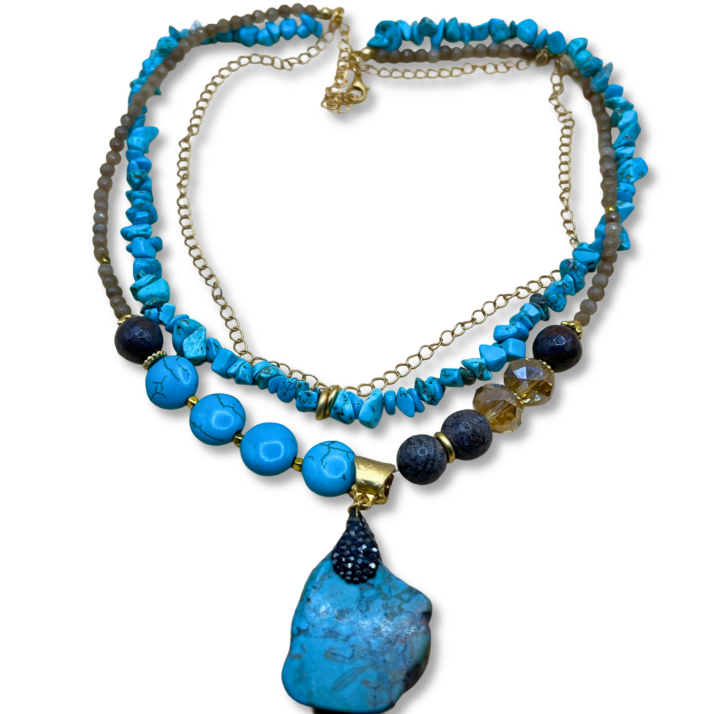 Turquoise Layered Necklace