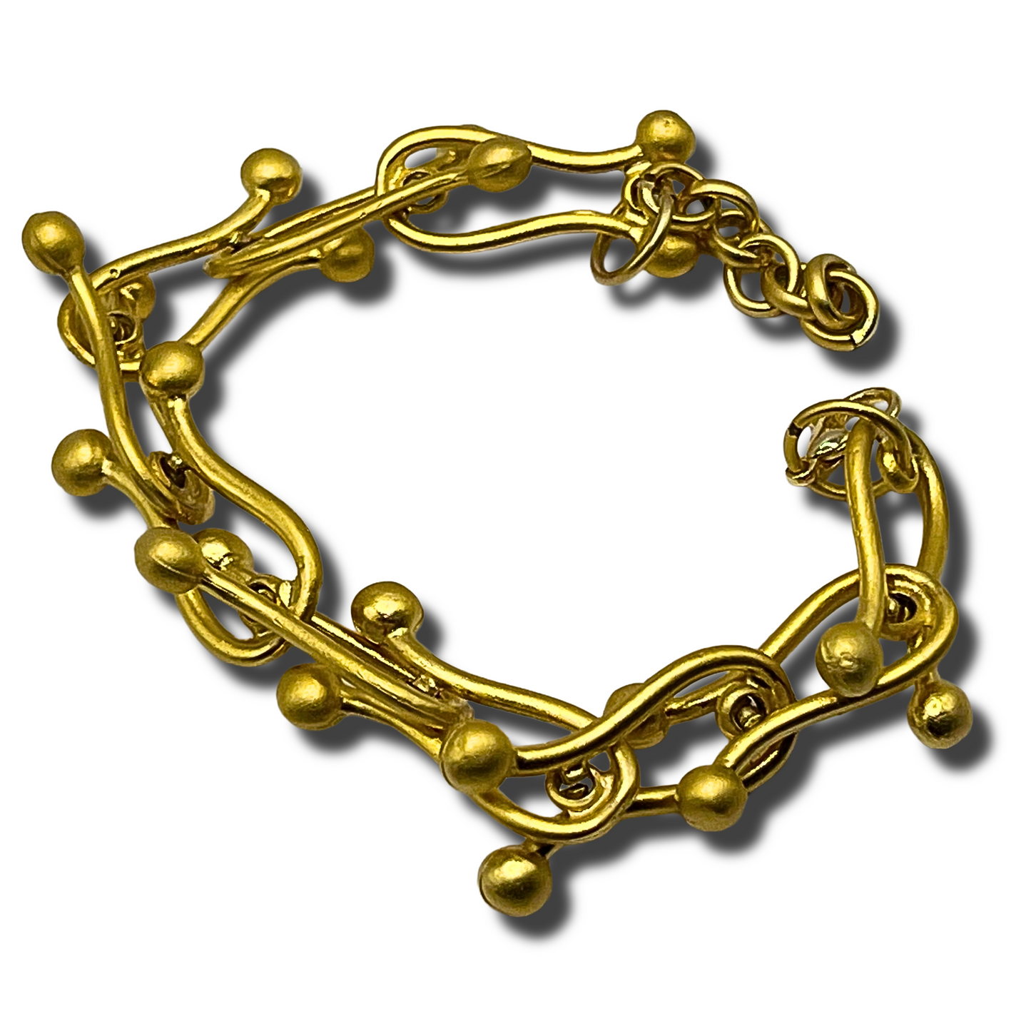 Gold Beaded Bracelet