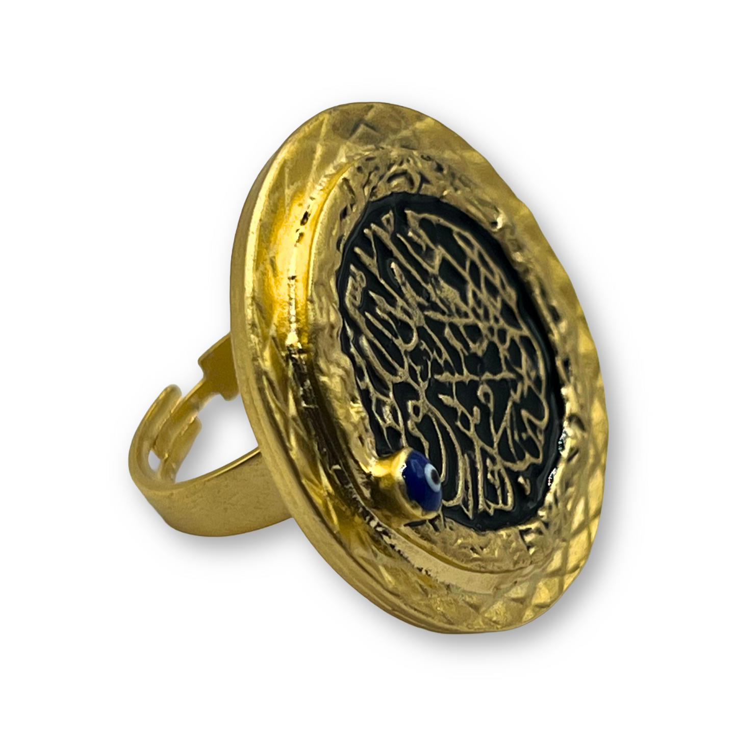 Evil Eye Calligraphy Ring