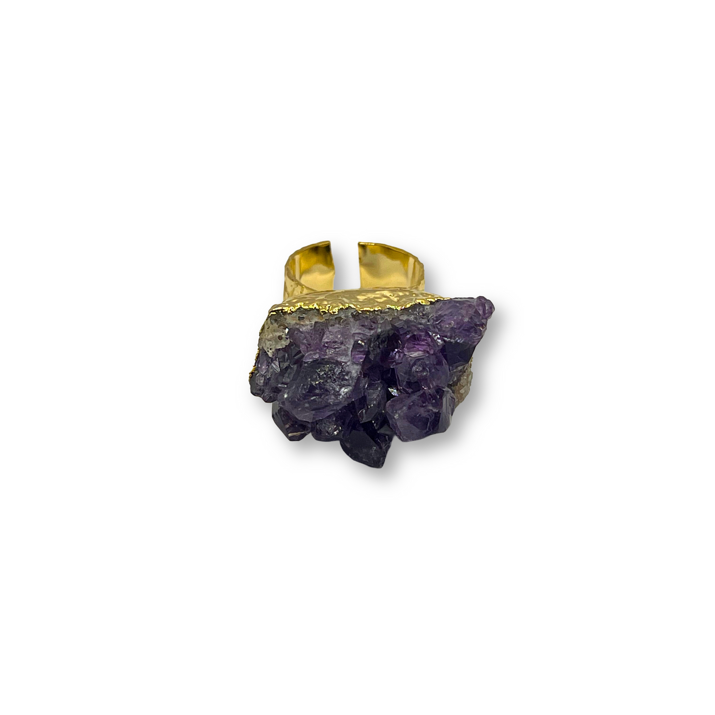 Amethyst Cluster Ring