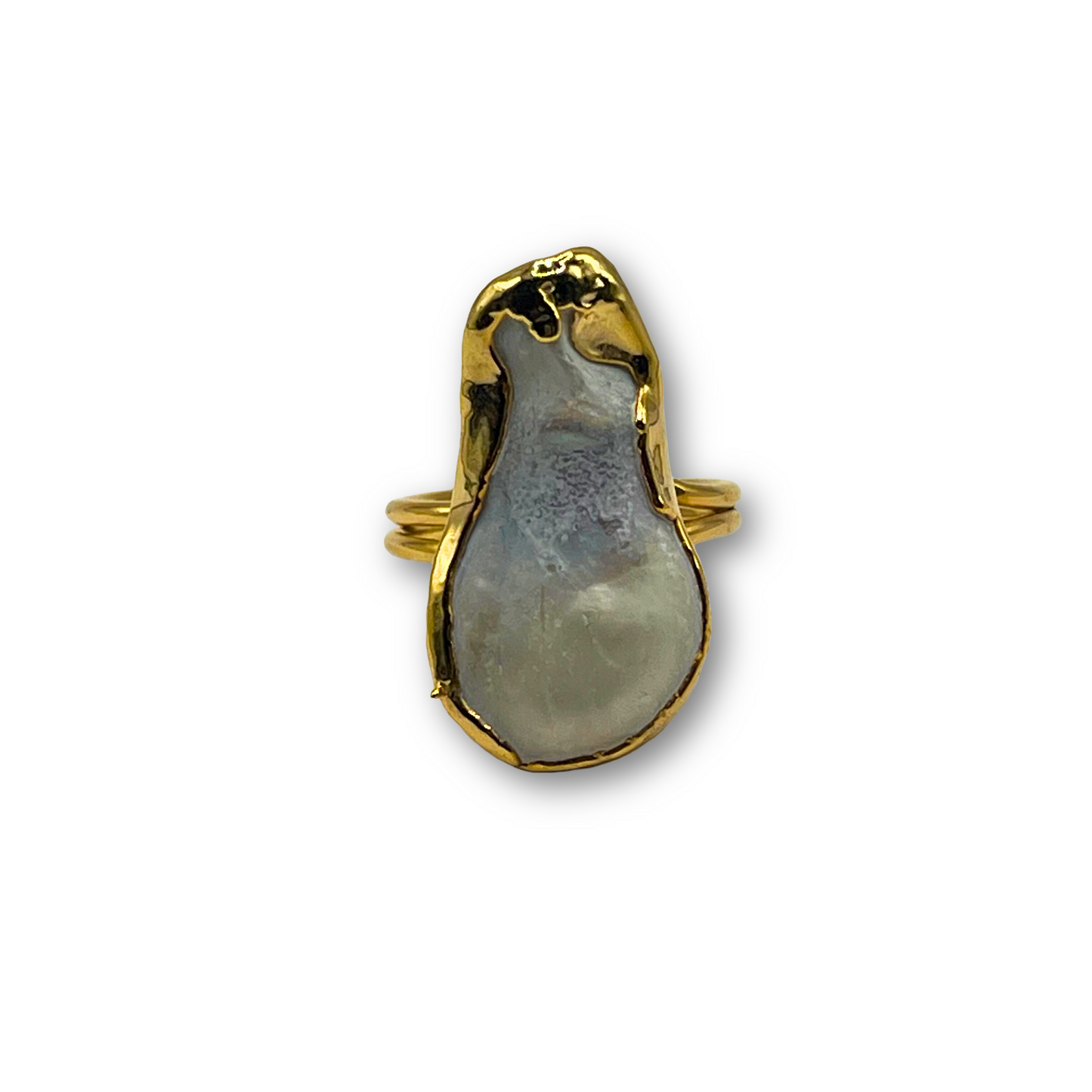 Gray Agate Ring