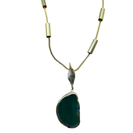 Agate Pendant Necklace