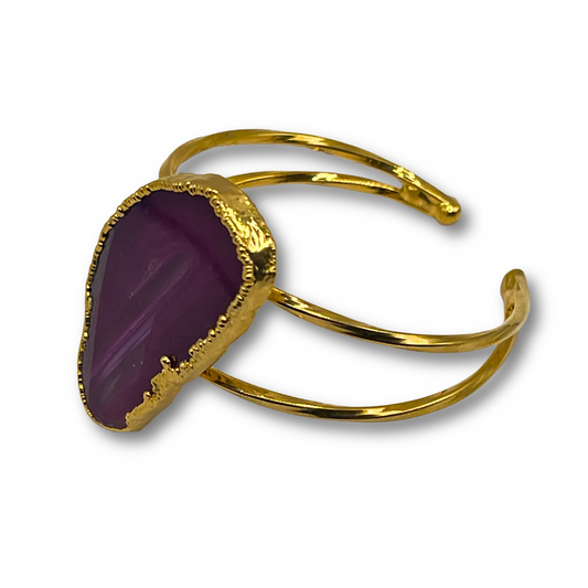 Agate Cuff Bracelet