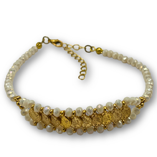 Coin Bead Anklet