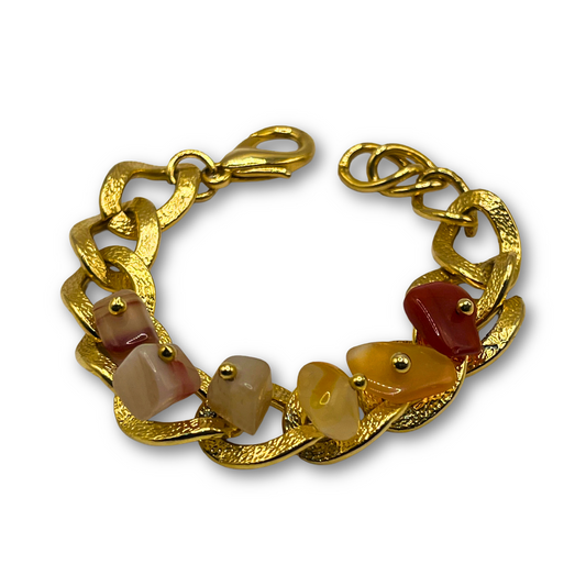 Amber Chain Bracelet