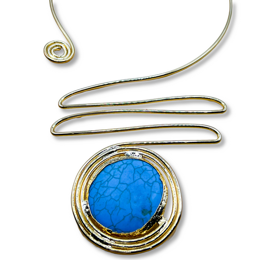 Turquoise Orbit Necklace