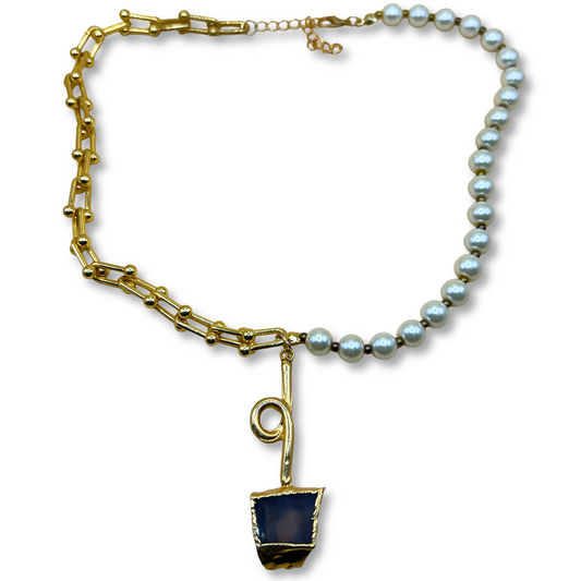 Amber Pendant Necklace