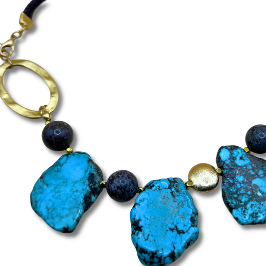 Turquoise Stone Necklace