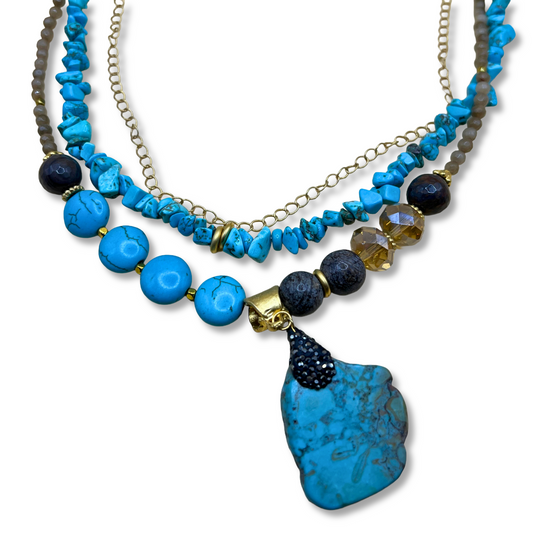 Turquoise Layered Necklace
