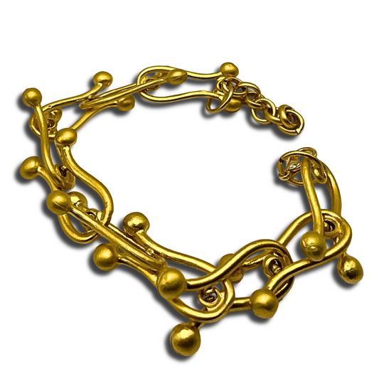 Gold Beaded Bracelet