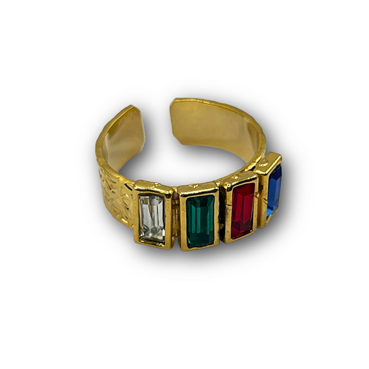 Colorful Gemstone Ring